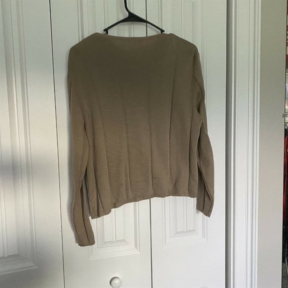 Fairway & Greene Women's Sweater Set Cardigan Shell Golf Activewear Beige - Picture 6 of 10